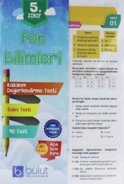 Bulut 5. Sınıf Fen Bilimleri Yaprak Test