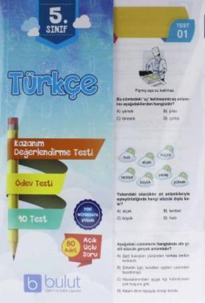 Bulut 5. Sınıf Türkçe Yaprak Test Kolektif