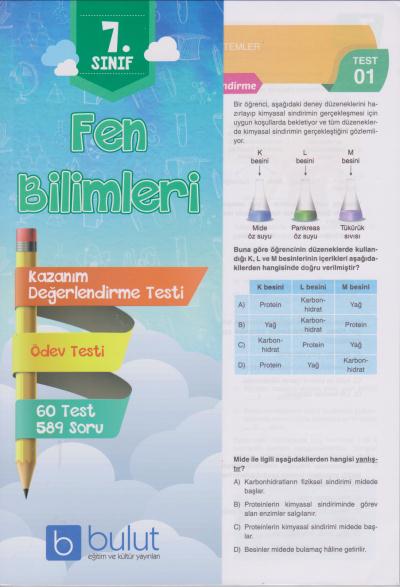 Bulut Eğitim 7. Sınıf Fen Bilimleri Yaprak Test