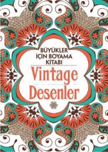 Büyükler İçin Boyama Kitabı Vintage Desenler