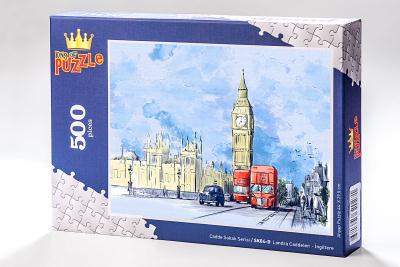 Cadde Sokak Serisi - Londra Caddeleri-İngiltere 500 Parça Puzzle