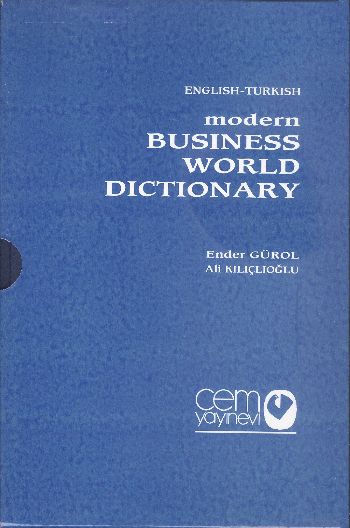 Çağdaş İş Dünyası Sözlüğü (3 Cilt) - Modern Busınes World Dıctıonary E