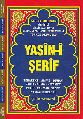 Çelik Cep Boy Yasini Şerif Kuranı Kerim