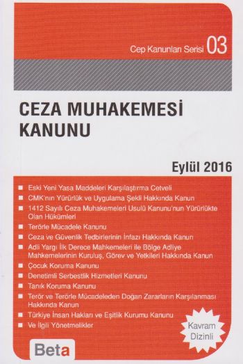 Cep-03: Ceza Muhakemesi Kanunu Celal Ülğen