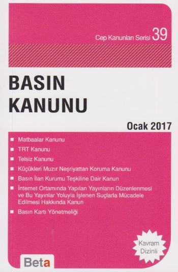 Cep-039: Basın Kanunu