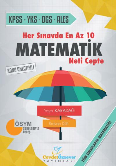 Cevdet Özsever Her Sınavda En Az 10 Matematik Neti Cepte Konu Anlatıml