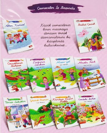 Çevreciler İş Başında Bitişik Yazı 10 Kitap Set