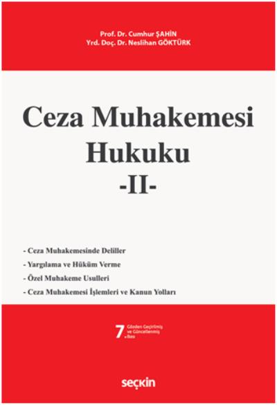 Ceza Muhakemesi Hukuku-II