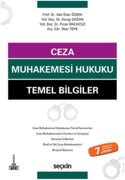 Ceza Muhakemesi Hukuku Temel Bilgiler Seçkin Yayıncılık Komisyon