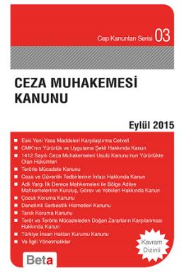 Cep-03: Ceza Muhakemesi Kanunu %17 indirimli