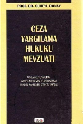 Ceza Yargılama Hukuku Mevzuatı