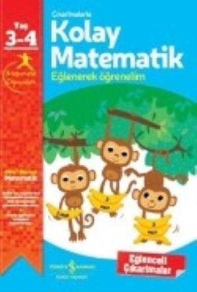 Çıkartmalarla Kolay Matematik 3-4 Yaş