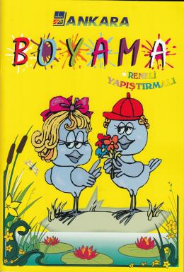 Çıkartmalı Boyama Kitabı 3 Kolektif