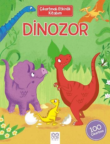 Çıkartmalı Etkinlik Kitabım Dinozor