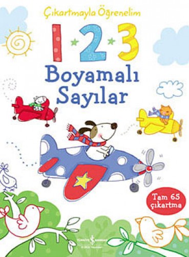 Çıkartmayla Öğrenelim - Boyamalı Sayılar