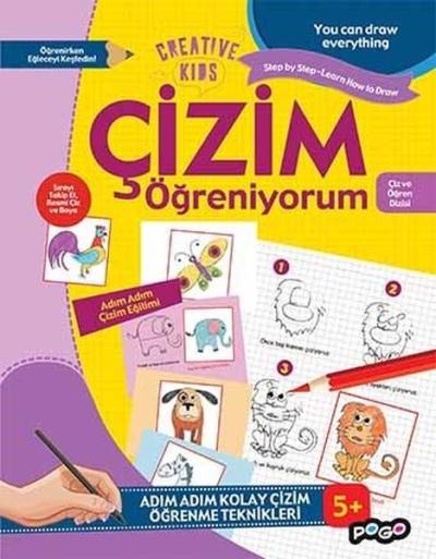 Çizim Öğreniyorum +5 - Çiz ve Öğren Dizisi