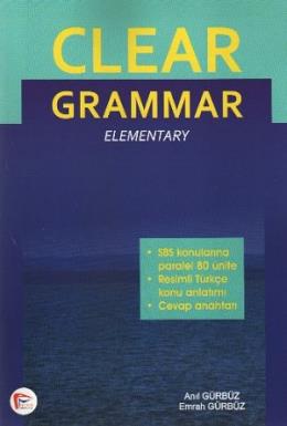 Clear Grammar (Elementary) %17 indirimli A.Gürbüz-E.Gürbüz