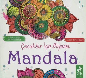 Çocuklar İçin Boyama Mandala