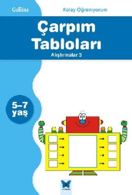 Collins kolay Öğreniyorum Çarpım Tabloları Alıştırmalar 3 (5-7 Yaş)