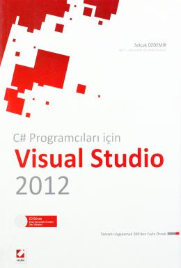CSharp Programcıları İçin Visual Studio 2012 Selçuk Özdemir