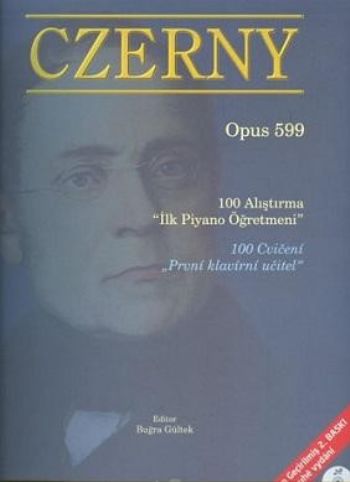 Czerny 100 Op.599 İlk Piyano Öğretmeni CDli %17 indirimli Czerny