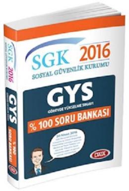 Data 2016 GYS SGK Sosyal Güvenlik Kurumu Soru Bankası