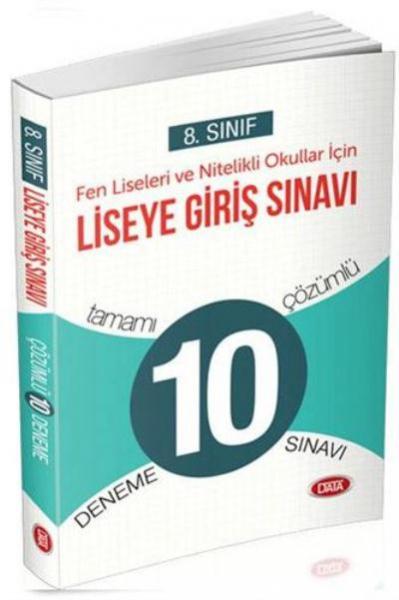 Data 8.Sınıf Liselere Giriş Sınavı Tamamı Çözümlü 10 Deneme Sınavı Kol