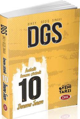 Data DGS Fasiküllü Tamamı Çözümlü 10 Deneme Sınavı