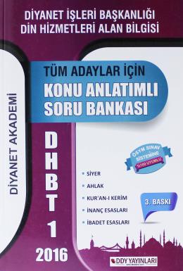 DDY 2016 DHBT 1 Tüm Adaylar İçin Konu Anlatımlı Soru Bankası Kolektif