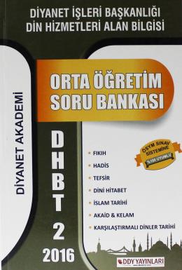 DDY 2018 DHBT 2 Orta Öğretim Soru Bankası