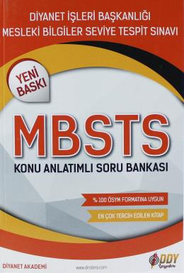 DDY MBSTS Konu Anlatımlı Soru Bankası Deneme Sınavları Kolektif
