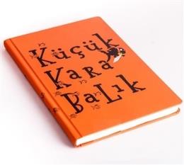 Defter - Küçük Kara Balık (Turuncu - Ciltli)