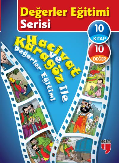 Değerler Eğitimi Öykü Serisi-Hacivat ve Karagöz ile Değerler Eğitimi (10 Kitaplık Set)