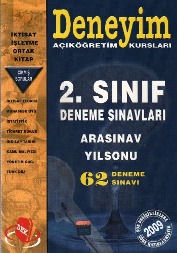 Deneyim AÖF 2. Sınıf Deneme Sınavları-62 Deneme Sınavı