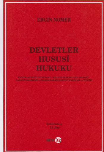 Devletler Hususi Hukuku Ergin Nomer