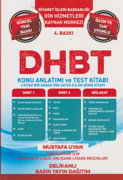 DHBT Din Hizmetleri Kaynak Merkezi Konu Anlatımı ve Test Kitabı Tüm Adaylar İçin 2018