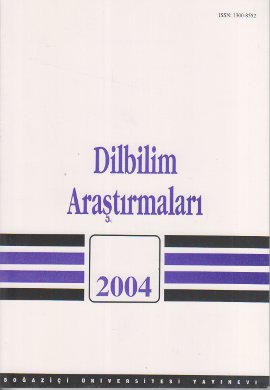 Dilbilim Araştırmaları 2004