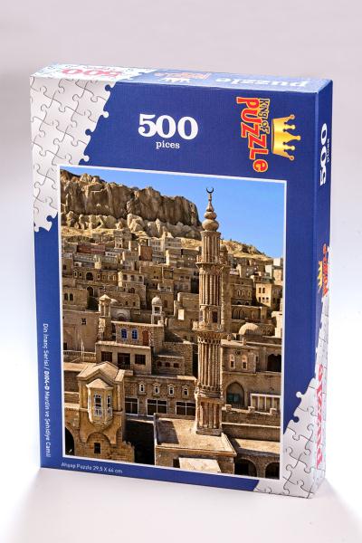 Din İnanç Serisi - Mardin ve Şehidiye Camii 500 Parça Puzzle