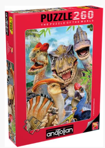 Anatolian Dino Selfie 260 Parça Puzzle (3317) Kolektif