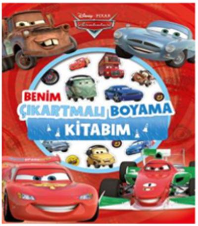 Disney Arabalar Benim Çıkartmalı Boyama Kitabım Kolektif