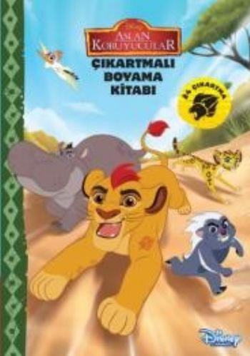 Disney Aslan Koruyucular Çıkartmalı Boyama Kitabı