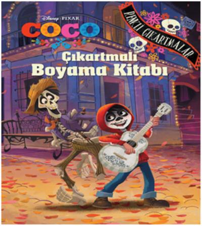 Disney Coco Çıkartmalı Boyama Kitabı Kolektif