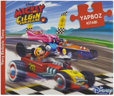 Disney Mıckey ve Çılgın Yarışçılar Yapboz Kitabı