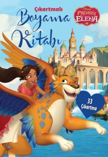 Disney Prenses Elena Çıkartmalı Boyama Kitabı 33 Çıkartma Kolektif