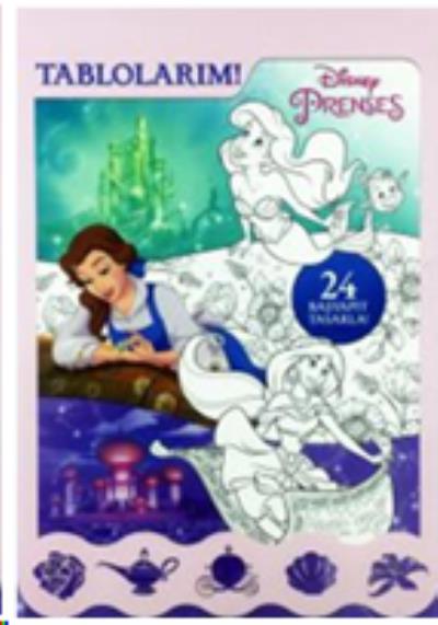 Disney Prenses Tablolarım - Pembe