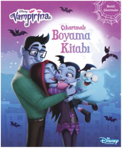 Disney Vampirina Çıkartmalı Boyama Kitabı Renkli Çıkartmalar Doğan Egm