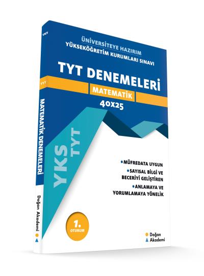 Doğan Akademi TYT Matematik Denemeleri - Üniversiteye Hazırım