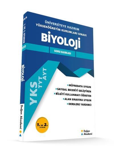 Doğan Akademi YKS TYT-AYT 1. ve 2. Oturum Biyoloji Soru Bankası Kolekt