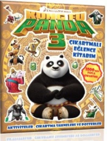 DreamWorks Kung Fu Panda 3 - Çıkartmalı Eğlence Kitabım