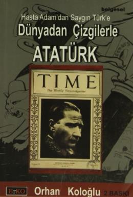 Dünyadan Çizgilerle Atatürk %17 indirimli Orhan Koloğlu